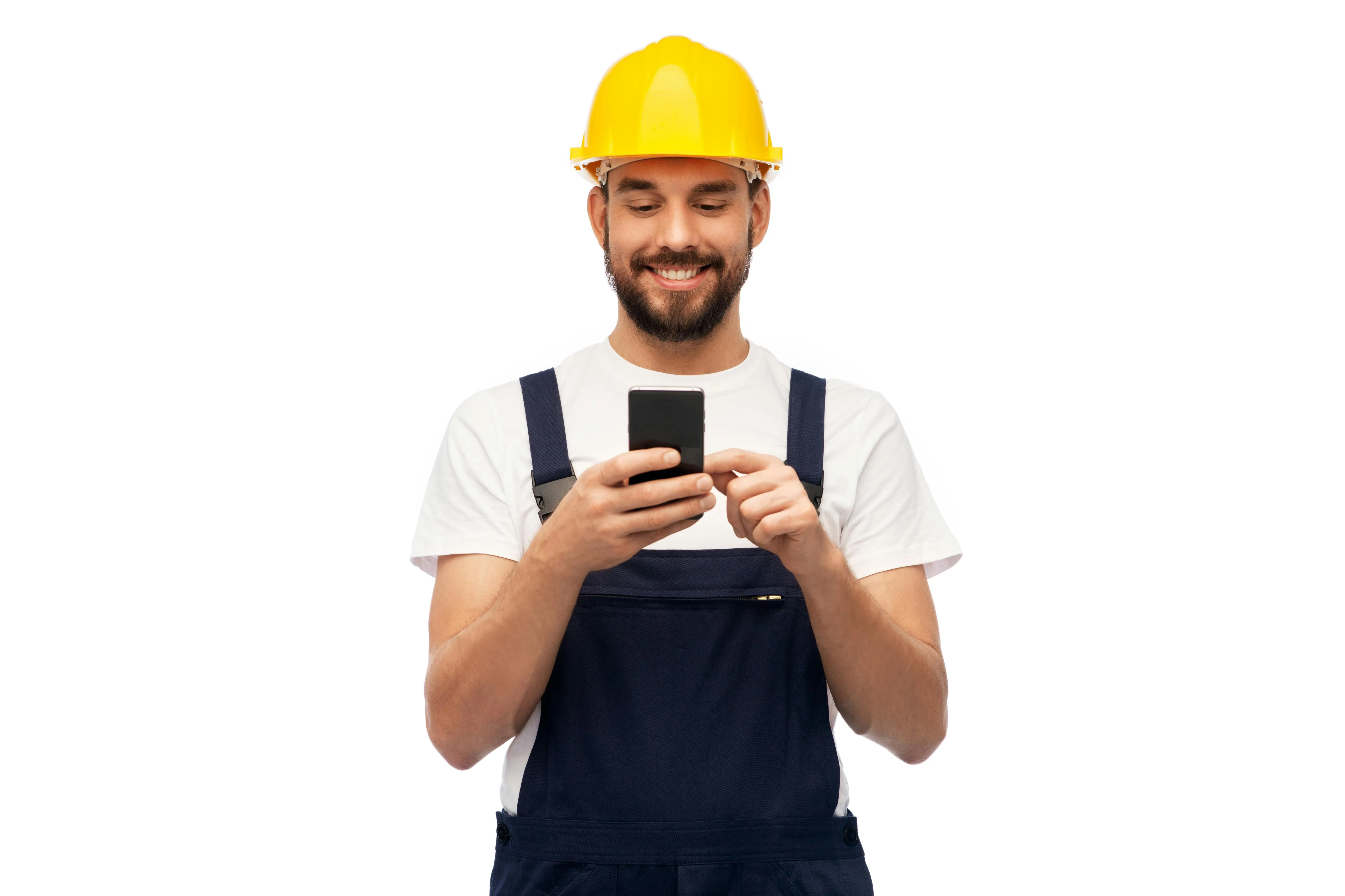 Technician using CHAMPS Mobile
